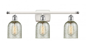 Caledonia - 3 Light - 25 inch - White Polished Chrome - Bath Vanity Light (3442|516-3W-WPC-G259-LED)