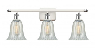 Hanover - 3 Light - 26 inch - White Polished Chrome - Bath Vanity Light (3442|516-3W-WPC-G2811-LED)