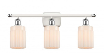Hadley - 3 Light - 25 inch - White Polished Chrome - Bath Vanity Light (3442|516-3W-WPC-G341-LED)