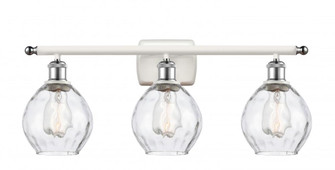 Waverly - 3 Light - 26 inch - White Polished Chrome - Bath Vanity Light (3442|516-3W-WPC-G362-LED)