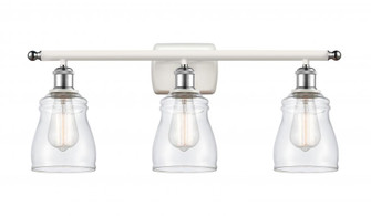 Ellery - 3 Light - 25 inch - White Polished Chrome - Bath Vanity Light (3442|516-3W-WPC-G392-LED)