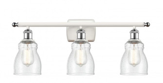 Ellery - 3 Light - 25 inch - White Polished Chrome - Bath Vanity Light (3442|516-3W-WPC-G394-LED)