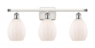 Eaton - 3 Light - 26 inch - White Polished Chrome - Bath Vanity Light (3442|516-3W-WPC-G81)