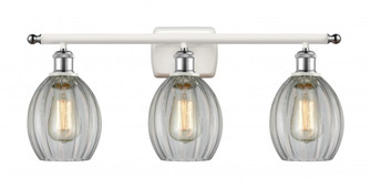 Eaton - 3 Light - 26 inch - White Polished Chrome - Bath Vanity Light (3442|516-3W-WPC-G82-LED)