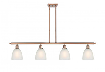 Castile - 4 Light - 48 inch - Antique Copper - Stem hung - Island Light (3442|516-4I-AC-G381)