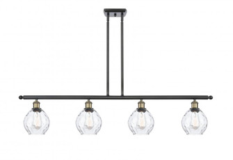 Waverly - 4 Light - 48 inch - Black Antique Brass - Stem hung - Island Light (3442|516-4I-BAB-G362-LED)