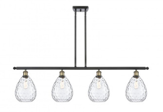 Waverly - 4 Light - 48 inch - Black Antique Brass - Stem hung - Island Light (3442|516-4I-BAB-G372-LED)