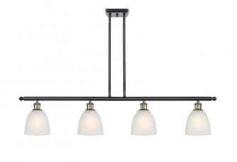 Castile - 4 Light - 48 inch - Black Antique Brass - Stem hung - Island Light (3442|516-4I-BAB-G381-LED)