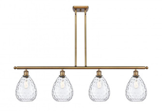Waverly - 4 Light - 48 inch - Brushed Brass - Stem hung - Island Light (3442|516-4I-BB-G372-LED)