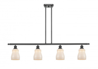 Ellery - 4 Light - 48 inch - Matte Black - Stem hung - Island Light (3442|516-4I-BK-G391)