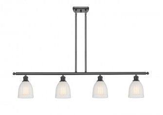 Brookfield - 4 Light - 48 inch - Matte Black - Stem hung - Island Light (3442|516-4I-BK-G441-LED)