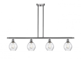 Waverly - 4 Light - 48 inch - Brushed Satin Nickel - Stem hung - Island Light (3442|516-4I-SN-G362-LED)