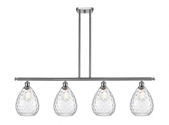 Waverly - 4 Light - 48 inch - Brushed Satin Nickel - Stem hung - Island Light (3442|516-4I-SN-G372)
