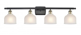 Dayton - 4 Light - 36 inch - Black Antique Brass - Bath Vanity Light (3442|516-4W-BAB-G411-LED)