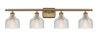 Dayton - 4 Light - 36 inch - Brushed Brass - Bath Vanity Light (3442|516-4W-BB-G412)