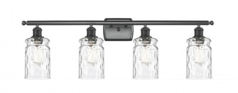 Candor - 4 Light - 35 inch - Matte Black - Bath Vanity Light (3442|516-4W-BK-G352)