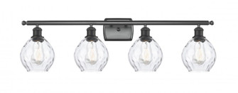 Waverly - 4 Light - 36 inch - Matte Black - Bath Vanity Light (3442|516-4W-BK-G362-LED)