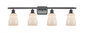 Ellery - 4 Light - 35 inch - Matte Black - Bath Vanity Light (3442|516-4W-BK-G391)