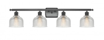 Dayton - 4 Light - 36 inch - Matte Black - Bath Vanity Light (3442|516-4W-BK-G412-LED)