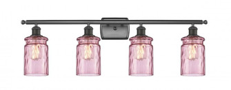 Candor 4 Light Bath Vanity Light (3442|516-4W-OB-G352-LIL-LED)