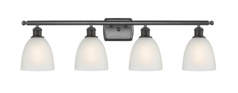 Castile - 4 Light - 36 inch - Oil Rubbed Bronze - Bath Vanity Light (3442|516-4W-OB-G381)