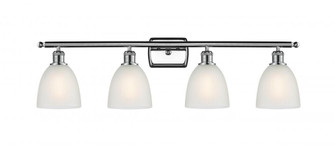 Castile - 4 Light - 36 inch - Polished Chrome - Bath Vanity Light (3442|516-4W-PC-G381-LED)