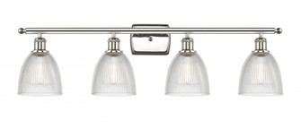 Castile - 4 Light - 36 inch - Polished Nickel - Bath Vanity Light (3442|516-4W-PN-G382-LED)
