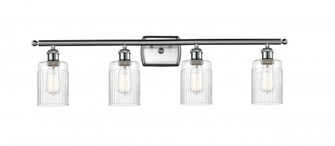 Hadley - 4 Light - 35 inch - Brushed Satin Nickel - Bath Vanity Light (3442|516-4W-SN-G342-LED)