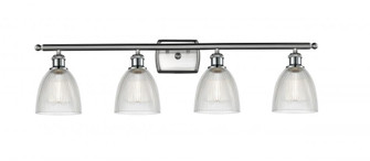 Castile - 4 Light - 36 inch - Brushed Satin Nickel - Bath Vanity Light (3442|516-4W-SN-G382-LED)