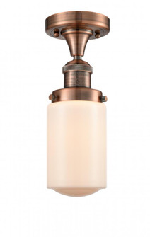 Dover - 1 Light - 5 inch - Antique Copper - Semi-Flush Mount (3442|517-1CH-AC-G311-LED)