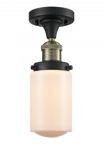 Dover - 1 Light - 5 inch - Black Antique Brass - Semi-Flush Mount (3442|517-1CH-BAB-G311)