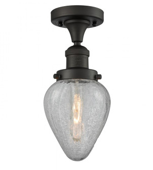 Geneseo - 1 Light - 7 inch - Oil Rubbed Bronze - Semi-Flush Mount (3442|517-1CH-OB-G165-LED)