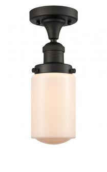 Dover - 1 Light - 5 inch - Oil Rubbed Bronze - Semi-Flush Mount (3442|517-1CH-OB-G311-LED)