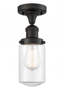 Dover - 1 Light - 5 inch - Oil Rubbed Bronze - Semi-Flush Mount (3442|517-1CH-OB-G312)