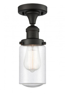 Dover - 1 Light - 5 inch - Oil Rubbed Bronze - Semi-Flush Mount (3442|517-1CH-OB-G314-LED)