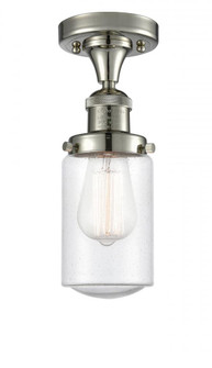 Dover - 1 Light - 5 inch - Polished Nickel - Semi-Flush Mount (3442|517-1CH-PN-G314-LED)