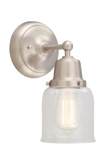 Bell - 1 Light - 5 inch - Brushed Satin Nickel - Sconce (3442|623-1W-SN-G52)