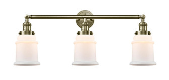 Canton - 3 Light - 30 inch - Antique Brass - Bath Vanity Light (3442|205-AB-G181)