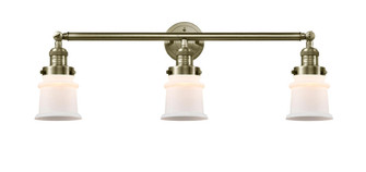 Canton - 3 Light - 30 inch - Antique Brass - Bath Vanity Light (3442|205-AB-G181S-LED)