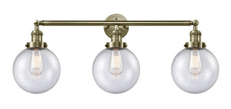 Beacon - 3 Light - 32 inch - Antique Brass - Bath Vanity Light (3442|205-AB-G204-8)