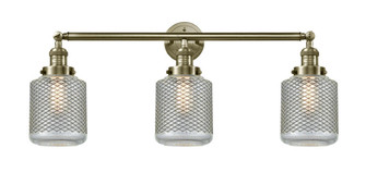 Stanton - 3 Light - 32 inch - Antique Brass - Bath Vanity Light (3442|205-AB-G262)