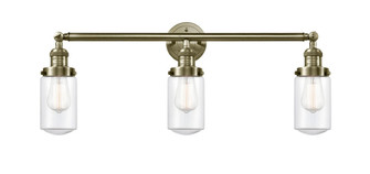 Dover - 3 Light - 31 inch - Antique Brass - Bath Vanity Light (3442|205-AB-G312-LED)