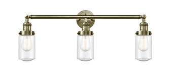 Dover - 3 Light - 31 inch - Antique Brass - Bath Vanity Light (3442|205-AB-G314-LED)