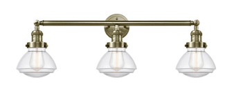 Olean - 3 Light - 31 inch - Antique Brass - Bath Vanity Light (3442|205-AB-G322-LED)