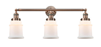 Canton - 3 Light - 30 inch - Antique Copper - Bath Vanity Light (3442|205-AC-G181)