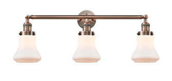 Bellmont - 3 Light - 30 inch - Antique Copper - Bath Vanity Light (3442|205-AC-G191-LED)