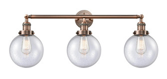 Beacon - 3 Light - 32 inch - Antique Copper - Bath Vanity Light (3442|205-AC-G204-8)
