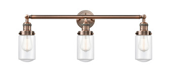 Dover - 3 Light - 31 inch - Antique Copper - Bath Vanity Light (3442|205-AC-G312-LED)