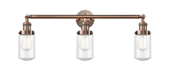 Dover - 3 Light - 31 inch - Antique Copper - Bath Vanity Light (3442|205-AC-G314-LED)