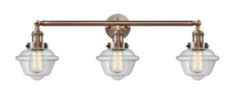 Oxford - 3 Light - 34 inch - Antique Copper - Bath Vanity Light (3442|205-AC-G532)